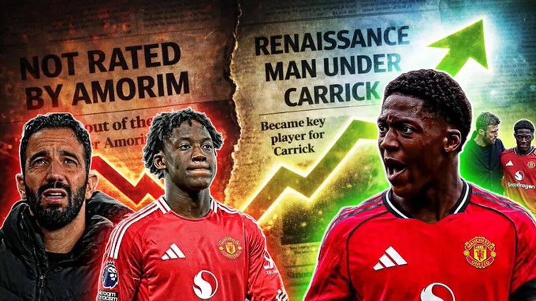 บทบาทที่ลดลงของป็อกบา? ดาวรุ่งของแมนเชสเตอร์ ยูไนเต็ด ต้องปรับตัวเพื่อกลับมายึดตำแหน่งตัวจริง เพื่อนร่วมทีมเตือนถึงบทเรียนจากอโมลิน โคบี มูนิเยร์ คาร์ริค ผู้เล่น