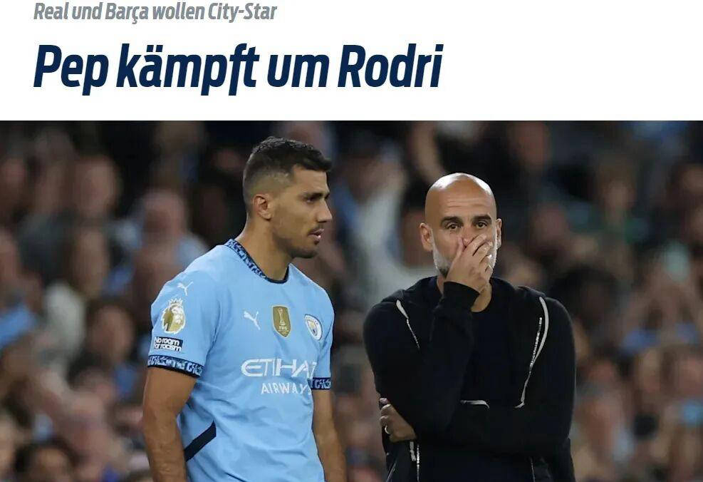 สื่อเยอรมัน: เรอัล มาดริด และบาร์เซโลนา เตรียมเปิดศึกหนักช่วงซัมเมอร์นี้เพื่อแย่งตัว รอดรี้! สื่ออิตาลีรายงานว่า แมนเชสเตอร์ ยูไนเต็ด กำลังจับตาดูสัญญาของ ดิมาร์โก กับ อินเตอร์ มิลาน และ ลียง