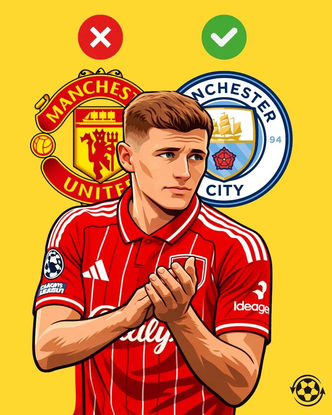 แอนเดอร์สันได้แจ้งแมนเชสเตอร์ ยูไนเต็ดมานานแล้วว่าเขาจะเลือกแมนเชสเตอร์ ซิตี้ แต่ปีศาจแดงยังไม่ยอมแพ้! โตนาลีปฏิเสธการกลับไปเซเรีย อา_น็อตติงแฮม ฟอเรสต์_แชมเปียนส์ลีก_ยูโรปาลีก